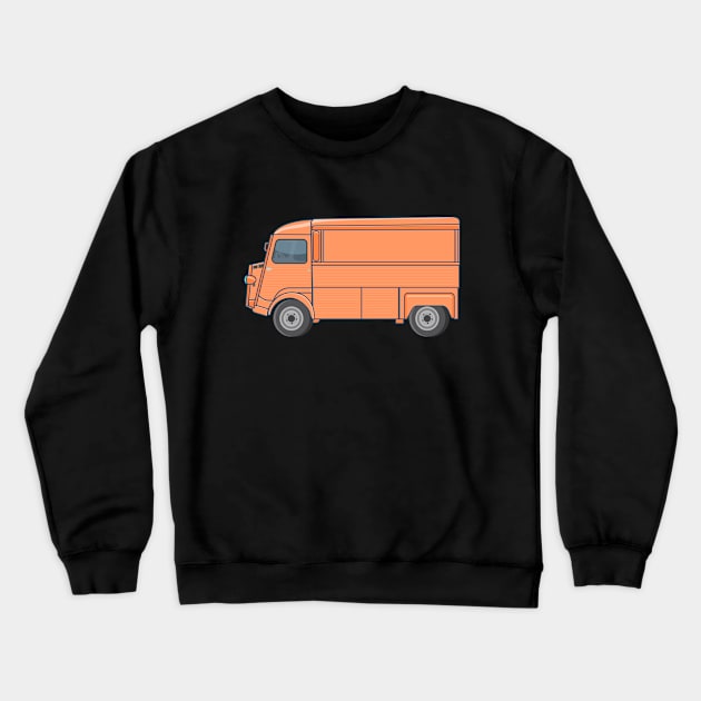 Citroen H Van, Type H, H-Type or HY Illustration Crewneck Sweatshirt by Boogosh